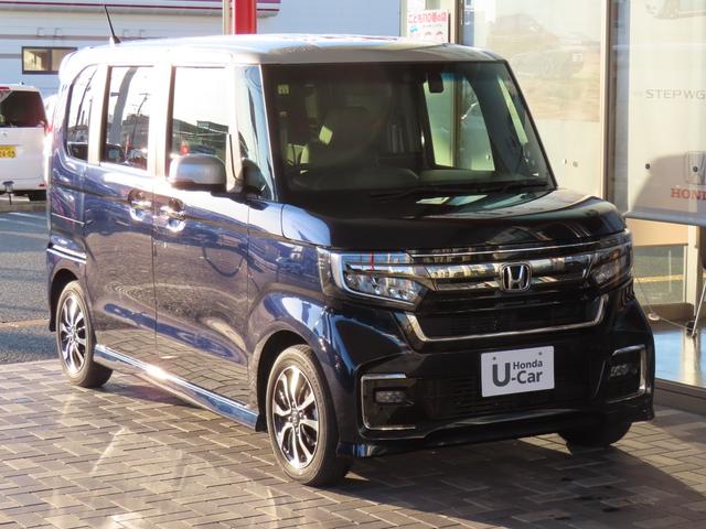 Ｎ－ＢＯＸカスタム Ｌ　カスタム６６０Ｌコーディネートスタイル　Ｈ　ＳＥＮＳＩＮＧ　２ト－ン　最長５年保証　禁煙ナビ９インチフルセグＤＶＤ音録ＢＴａｕｄｉｏＵＳＢリヤカメラロ－ル式サンシェ－ド　Ｐソナー　１オーナー　ナビＴＶ（9枚目）
