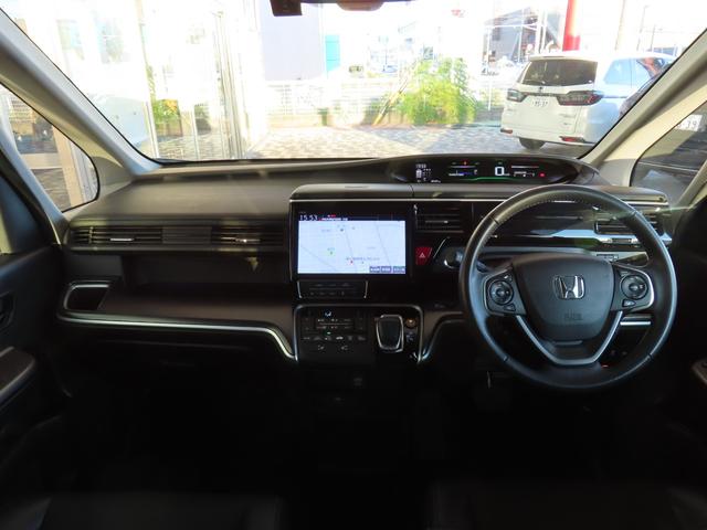 ステップワゴンスパーダ スパーダハイブリッドＧ・ＥＸホンダセンシングブラスタ　ワンオーナー、禁煙車、純正ナビ、マルチビューカメラ、純正アルミ　リアカメラ　ＡＣ　アラウンドビューモニター　１オーナー　セキュリティアラーム　ＣＭＢＳ　ＬＥＤライト　ＡＢＳ　左右電動スライドドア（7枚目）