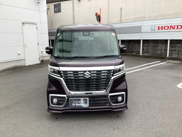 スペーシアカスタム ハイブリッドXSターボ ナビETCバックカメラテレビワンオーナー 両自動ドア 前後誤発進抑制機能 AC リアカメラ ターボモデル ESC ナビTV ETC車載器 キーフリーシステム サイドエアバック エアバッグ ABS(2枚目)