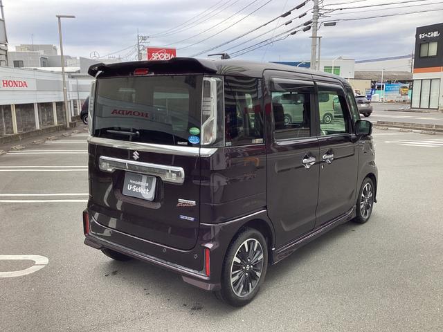 スペーシアカスタム ハイブリッドXSターボ ナビETCバックカメラテレビワンオーナー 両自動ドア 前後誤発進抑制機能 AC リアカメラ ターボモデル ESC ナビTV ETC車載器 キーフリーシステム サイドエアバック エアバッグ ABS(7枚目)