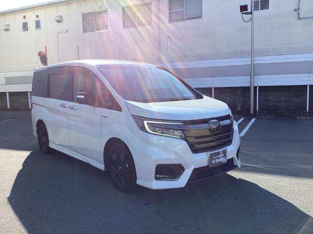 ステップワゴンスパーダ スパーダハイブリッドG・EXホンダセンシングブラスタ ナビETCバックカメラ禁煙車ワンオーナー リアカメラ AC アラウンドビューモニター 1オーナー CMBS LEDライト ABS 左右電動スライドドア DVD サイドエアバッグ スマキー フルセグ(4枚目)