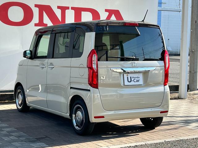 Ｎ－ＢＯＸ Ｌ・ターボ　２トーンカラーワンオーナー禁煙車純正ナビバックカメラＥＴＣ　横滑防止　ＣＭＢＳ　スマキ－　リヤカメラ　カーテンエアバッグ　Ｉストップ　ＵＳＢ　Ｓヒーター　ＥＴＣ車載器　フルオートエアコン　１オーナー（12枚目）