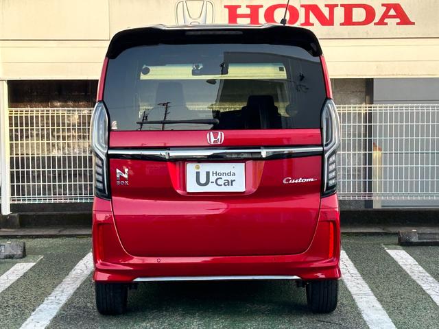 Ｎ－ＢＯＸカスタム Ｌターボ　２トーンカラーワンオーナー禁煙車純正ナビバックカメラＥＴＣ　両側電動Ｄ　誤発信抑制　フルオートエアコン　Ｓヒーター　ＬＥＤランプ　Ｂカメ　アクティブクルーズコントロール　サイドカーテンエアバック（10枚目）
