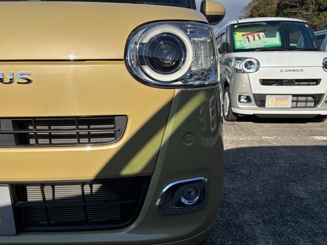 ムーヴキャンバス セオリーＧ　１４インチフルホイールキャップ　ＬＥＤヘッドランプ　ＬＥＤフォグランプ　ホっとカップホルダー　両側パワースライドドア　キーフリーシステム　プッシュボタンスタート　ＵＶカットガラス（12枚目）