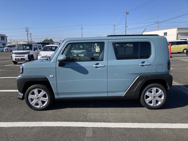 タフト Ｇ　ナビ付　ナビ　１５インチアルミホイール　オートレベリング機能付フルＬＥＤヘッドランプ　ＬＥＤフォグランプ　本革巻ステアリングホイール　本革巻インパネセンターシフト（4枚目）