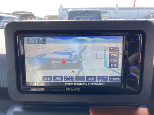 タフト Ｇ　ナビ付　ナビ　１５インチアルミホイール　オートレベリング機能付フルＬＥＤヘッドランプ　ＬＥＤフォグランプ　本革巻ステアリングホイール　本革巻インパネセンターシフト（10枚目）