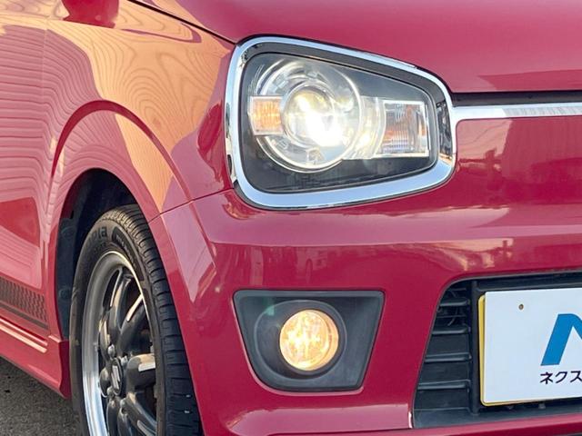 アルトターボRS ベースグレード 禁煙 衝突軽減 メモリーナビ バックカメラ ETC シートヒーター パドルシフト スマートキー HIDヘッド 純正アルミ オートライト オートエアコン CD/DVD(13枚目)