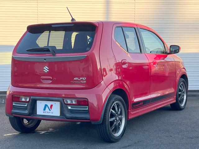 アルトターボRS ベースグレード 禁煙 衝突軽減 メモリーナビ バックカメラ ETC シートヒーター パドルシフト スマートキー HIDヘッド 純正アルミ オートライト オートエアコン CD/DVD(18枚目)