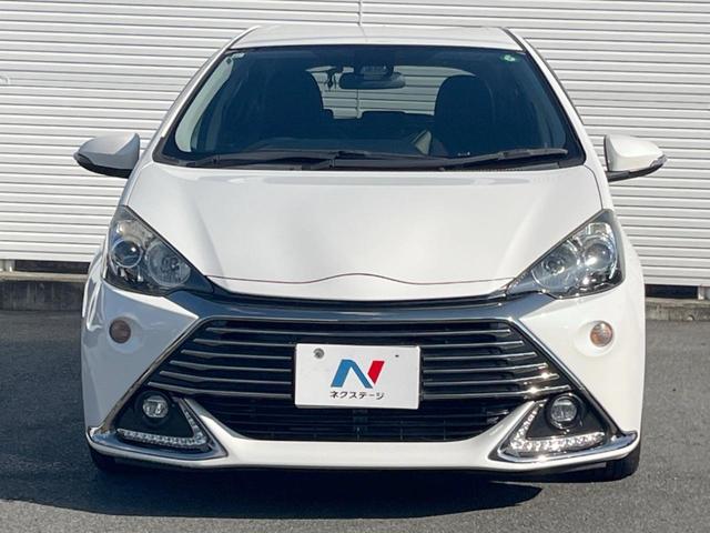 アクア G G’s 禁煙 衝突権限 純正SDナビ バックカメラ ETC Bluetooth クルーズコントロール フルセグ オートライト オートエアコン HIDヘッド 純正アルミ 地デジ CD(16枚目)