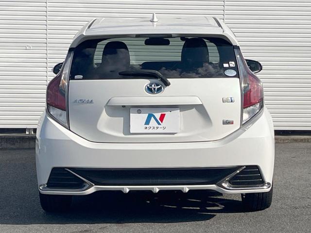 アクア G G’s 禁煙 衝突権限 純正SDナビ バックカメラ ETC Bluetooth クルーズコントロール フルセグ オートライト オートエアコン HIDヘッド 純正アルミ 地デジ CD(17枚目)