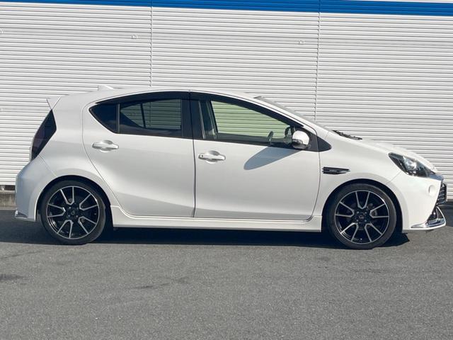 アクア G G’s 禁煙 衝突権限 純正SDナビ バックカメラ ETC Bluetooth クルーズコントロール フルセグ オートライト オートエアコン HIDヘッド 純正アルミ 地デジ CD(39枚目)