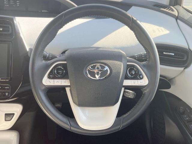 プリウス Sセーフティプラス 禁煙 衝突軽減 純正SDナビ バックカメラ クルコン ドラレコ ETC Bluetooth フルセグ LEDヘッド スマートキー オートライト オートエアコン CD/DVD再生(12枚目)