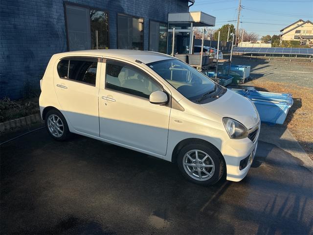 ミライース X スマートセレクションSA 車検令和9年11月迄 純正14インチアルミホイール 純正キーレスエントリー プライバシーガラス スマートアシスト付き ホワイトパール塗装(3枚目)