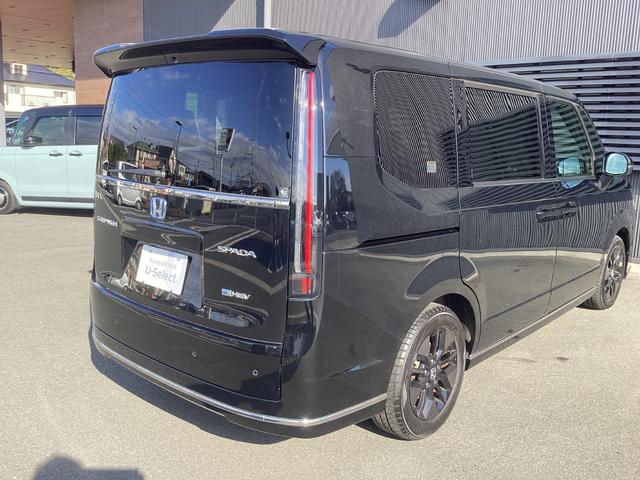 ステップワゴン ｅ：ＨＥＶスパーダ　１年保証　禁煙車　純正ナビ　ＴＶ　バックカメラ　フリップダウンモニター　ＥＴＣ　両側電動スライドドア　電動テールゲート　前後ドラレコ　前席シートヒーター　ＬＥＤヘッドライト・フォグライト　前後ソナー（8枚目）