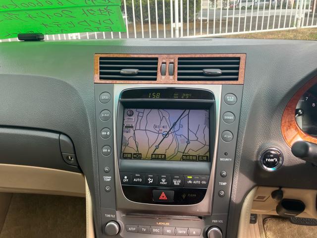 ＧＳ ＧＳ３５０　足回り公認　２０インチアルミ　ベージュ革シート　純正ナビ　ＤＶＤ　ＥＴＣ　キーフリー（15枚目）
