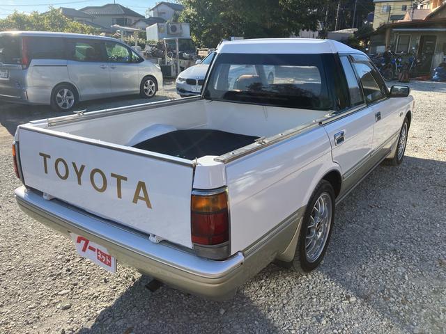クラウンステーションワゴン 　トラック改造　公認済み　外装全塗装　ＢＢＳ１７インチ　３人乗り　車検取立て　世界で一台（7枚目）