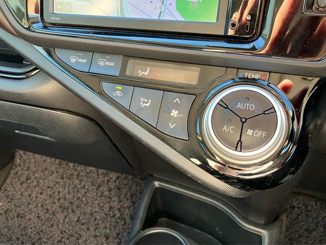 アクア G フルエアロ 純正SDナビTV バックカメラ Bluetooth ドライブレコーダー ETC スマートキー HIDヘッドライト オートライト クルーズコントロール オートエアコン 1年間走行無制限保証(26枚目)