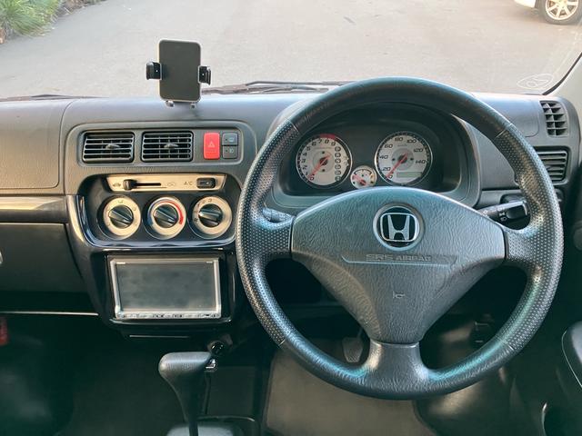 バモス Ｌターボローダウン　ナビ　純正エアロ　アルミホイール　キーレスエントリー　１年間走行無制限保証（16枚目）