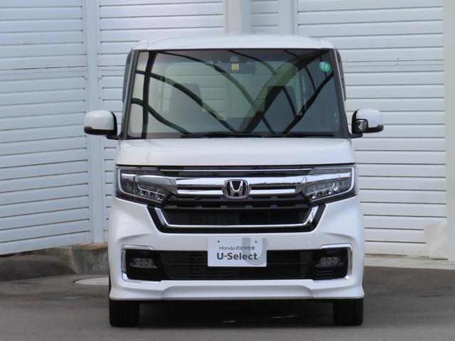 Ｎ－ＢＯＸカスタム Ｌターボ　ナビフルセグ前後ドラレコＲカメラＥＴＣＡＷＬＥＤ　地デジチューナー　衝突軽減ブレーキサポート　ＬＥＤヘッドライ　１オーナー　禁煙　ターボエンジン　ＰＳ　カーテンエアバック　シートヒータ　エアバック（3枚目）