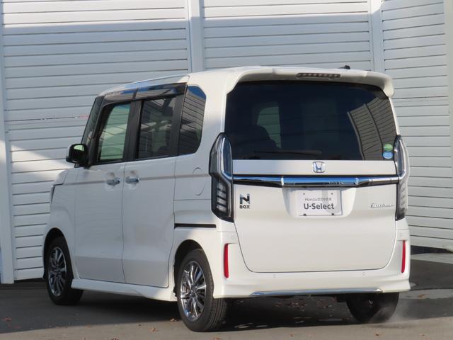 Ｎ－ＢＯＸカスタム Ｌ　ナビフルセグ前後ドラレコＲカメラＬＥＤＡＷ　Ｐソナー　禁煙　１オーナー　サイドエアバッグ　ナビＴＶ　シートヒータ　キーフリーシステム　ＬＥＤライト　リアカメ　クルーズコントロール　ＡＣ　ＤＶＤ視聴可能（5枚目）