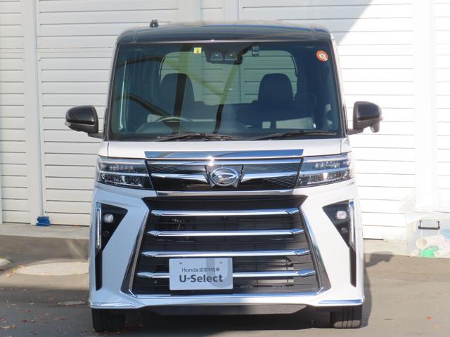 タント カスタムＲＳ　ナビフルセグドラレコＲカメラＥＴＣＬＥＤＡＷ　両側パワスライドドア　クリソナ　地デジフルセグ　ＥＴＣ付き　クルーズコントロール　運転席シートヒーター　ナビＴＶ　ＡＡＣ　ターボエンジン　禁煙　１オーナー（3枚目）