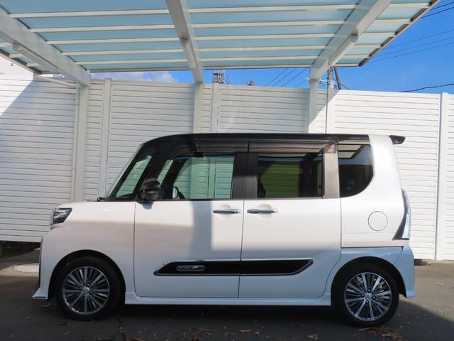 タント カスタムＲＳ　ナビフルセグドラレコＲカメラＥＴＣＬＥＤＡＷ　両側パワスライドドア　クリソナ　地デジフルセグ　ＥＴＣ付き　クルーズコントロール　運転席シートヒーター　ナビＴＶ　ＡＡＣ　ターボエンジン　禁煙　１オーナー（4枚目）