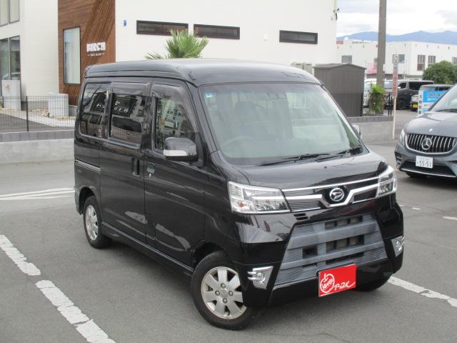 アトレーワゴン カスタムターボＲＳリミテッド　ＳＡＩＩＩ　１オーナー　ディスプレイオーディオ　ＬＥＤライト　ＬＥＤフォグ　パワースライド　リヤソナー　ＥＴＣ　オーバーヘッドコンソール　スマートアシスト　純正１３ＡＷ（4枚目）