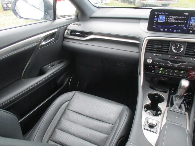 RX RX300 Fスポーツ 後期 4WD ナビ 全方位カメラ DTV BT 革エアシート シートヒーター 三眼LEDライト 純正20AW ヘッドアップディスプレイ ステアリングヒーター パワーバックドア パドルシフト ドラレコ(23枚目)