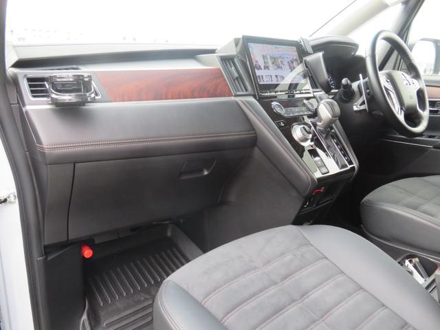 デリカＤ：５ ジャスパー　ＲＡＹＳ１７インチアルミ／ガナドールマフラー／純正１０インチナビ／アラウンドビューモニター／両側パワースライドドア／ＬＥＤヘッドライト／（30枚目）