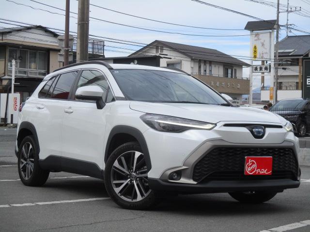 カローラクロス ハイブリッド Z 1オーナー 純正ナビ 全方位カメラ BT ハーフレザー シートヒーター LEDライト パワーシート パワーバックドア セーフティセンス レーダークルーズ 前後ドラレコ ETC 純正18AW(2枚目)