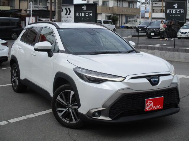 カローラクロス ハイブリッド Z 1オーナー 純正ナビ 全方位カメラ BT ハーフレザー シートヒーター LEDライト パワーシート パワーバックドア セーフティセンス レーダークルーズ 前後ドラレコ ETC 純正18AW(4枚目)