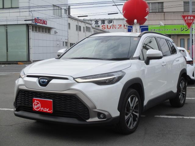 カローラクロス ハイブリッド Z 1オーナー 純正ナビ 全方位カメラ BT ハーフレザー シートヒーター LEDライト パワーシート パワーバックドア セーフティセンス レーダークルーズ 前後ドラレコ ETC 純正18AW(8枚目)