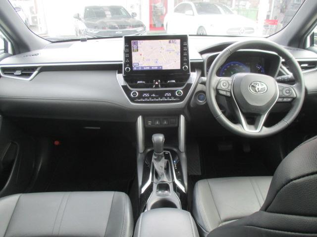 カローラクロス ハイブリッド Z 1オーナー 純正ナビ 全方位カメラ BT ハーフレザー シートヒーター LEDライト パワーシート パワーバックドア セーフティセンス レーダークルーズ 前後ドラレコ ETC 純正18AW(22枚目)