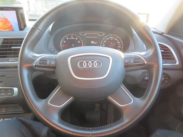 Ｑ３ ２．０ＴＦＳＩクワトロ２１１ＰＳ　メーカーナビ／ＨＤＤ・ＢＴ・ＤＶＤ／Ｂカメラ／前後ドラレコ／純正１８インチアルミ／前席パワーシート／革巻きハンドル／ステアリングスイッチ／ＨＩＤヘッドライト／フォグランプ／（34枚目）