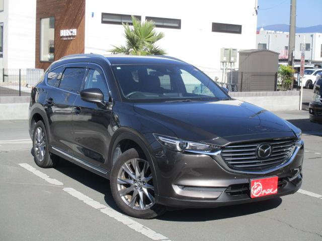 ＣＸ－８ ＸＤ　Ｌパッケージ　１オーナー　ナビ　全方位カメラ　ＤＴＶ　ＢＴ　ＤＶＤ再生　革シートヒーター　ＬＥＤライト　６人乗り　後席シートヒーター　ヘッドアップディスプレイ　衝突軽減ブレーキ　レーダークルーズ　ＥＴＣ　ドラレコ（4枚目）