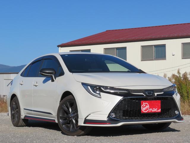 カローラ ダブルバイビー 1オーナー/TRDエアロ/LEDヘッドライト/フォグ/純正9インチディスプレイ/ナビ/BT/バックカメラ/ETC2.0/ドライブレコーダー/セーフティセンス/純正17インチAW/黒革シート/クルコン/(2枚目)