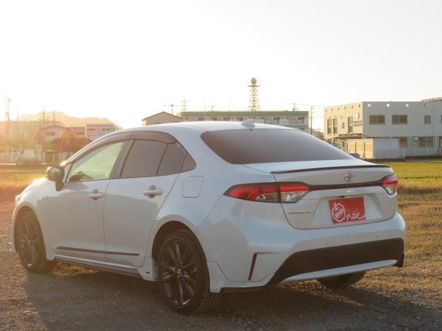 カローラ ダブルバイビー 1オーナー/TRDエアロ/LEDヘッドライト/フォグ/純正9インチディスプレイ/ナビ/BT/バックカメラ/ETC2.0/ドライブレコーダー/セーフティセンス/純正17インチAW/黒革シート/クルコン/(6枚目)