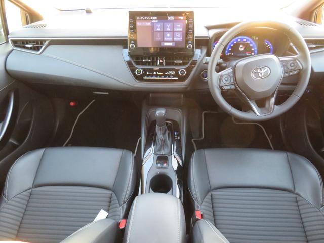 カローラ ダブルバイビー 1オーナー/TRDエアロ/LEDヘッドライト/フォグ/純正9インチディスプレイ/ナビ/BT/バックカメラ/ETC2.0/ドライブレコーダー/セーフティセンス/純正17インチAW/黒革シート/クルコン/(19枚目)