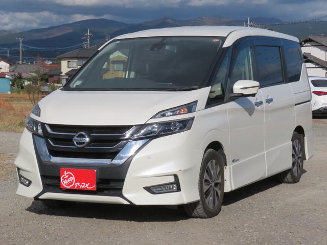 セレナ ハイウェイスター エマージェンシーブレーキ/プロパイロット/純正9インチSDナビ/アラウンドビューモニター/フルセグTV/フリップダウンモニター/両側パワースライドドア/LEDヘッドライト/(5枚目)