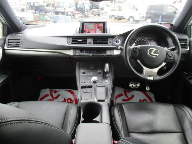 CT CT200h Fスポーツ TRDフロントスポイラー ブリッツ車高調 ナビ Bカメラ DTV BT ブルーレイ LEDライト 黒革シートヒーター 純正17AW メモリー付きパワーシート パドルシフト ETC ステアリングヒーター(22枚目)