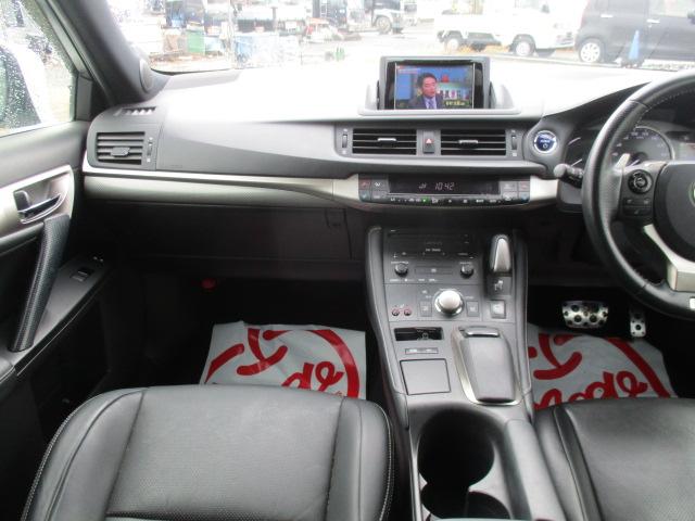 CT CT200h Fスポーツ TRDフロントスポイラー ブリッツ車高調 ナビ Bカメラ DTV BT ブルーレイ LEDライト 黒革シートヒーター 純正17AW メモリー付きパワーシート パドルシフト ETC ステアリングヒーター(24枚目)