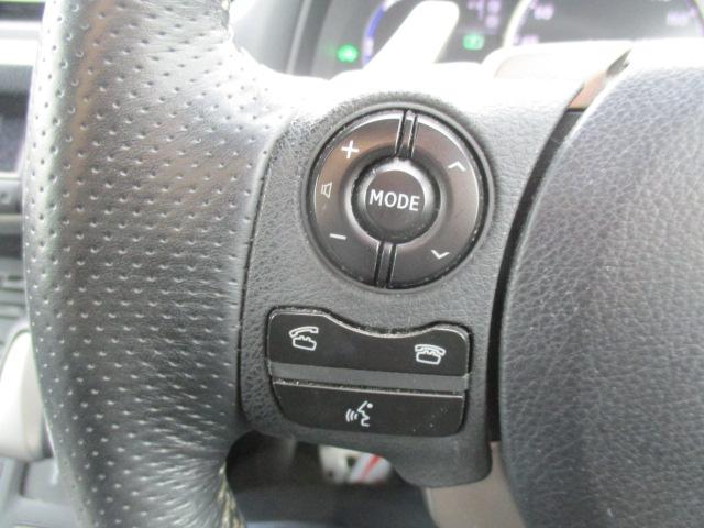 CT CT200h Fスポーツ TRDフロントスポイラー ブリッツ車高調 ナビ Bカメラ DTV BT ブルーレイ LEDライト 黒革シートヒーター 純正17AW メモリー付きパワーシート パドルシフト ETC ステアリングヒーター(32枚目)