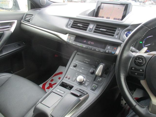 CT CT200h Fスポーツ TRDフロントスポイラー ブリッツ車高調 ナビ Bカメラ DTV BT ブルーレイ LEDライト 黒革シートヒーター 純正17AW メモリー付きパワーシート パドルシフト ETC ステアリングヒーター(37枚目)