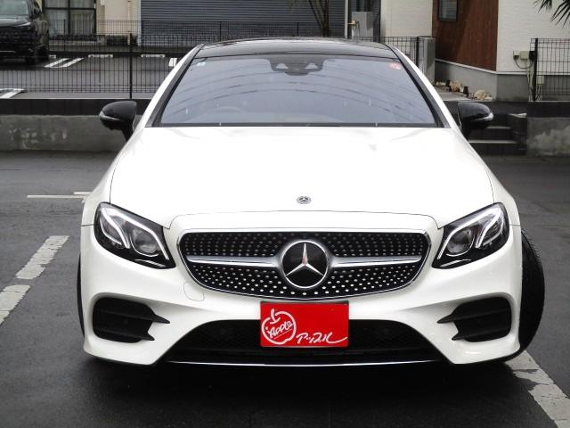 Ｅクラス Ｅ２００　クーペ　スポーツ　レザーエクスクルーシブＰＫＧ　パノラマサンルーフ　ナビ　全方位カメラ　ＤＴＶ　ＢＴ　レーダーセーフティＰＫＧ　レーダークルーズ　ＬＥＤライト　ブルメスターサウンド　ヘッドアップディスプレイ　ＥＴＣ（3枚目）