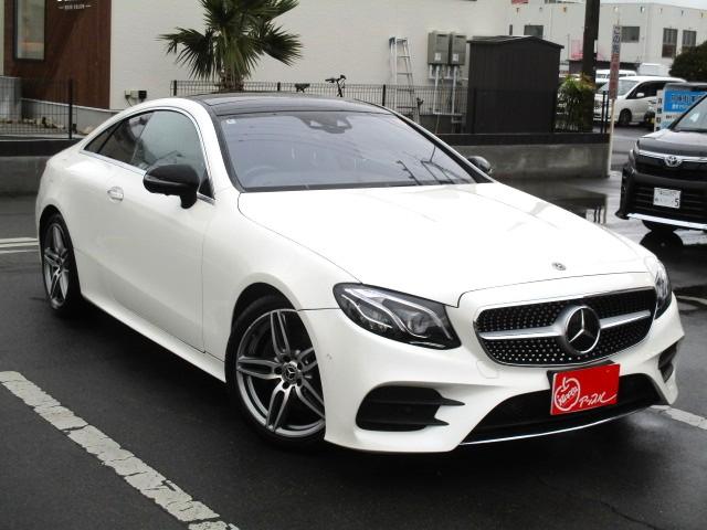 Ｅクラス Ｅ２００　クーペ　スポーツ　レザーエクスクルーシブＰＫＧ　パノラマサンルーフ　ナビ　全方位カメラ　ＤＴＶ　ＢＴ　レーダーセーフティＰＫＧ　レーダークルーズ　ＬＥＤライト　ブルメスターサウンド　ヘッドアップディスプレイ　ＥＴＣ（4枚目）