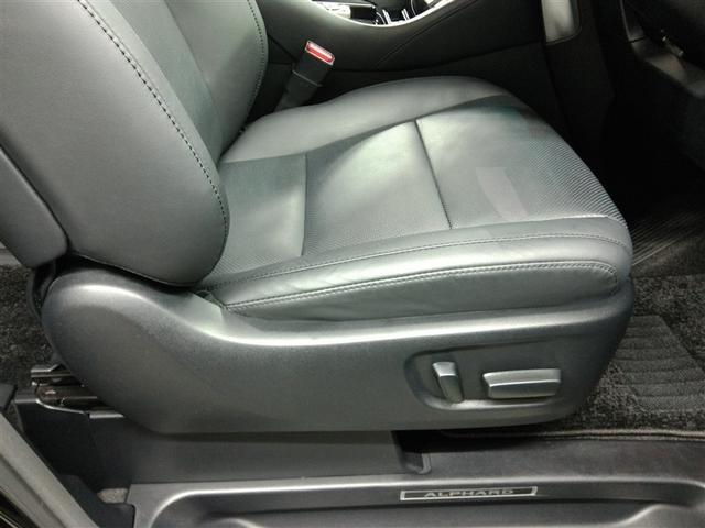 アルファード 2.5S Cパッケージ ワンオーナー サンルーフ 電動シート 安全装備 衝突被害軽減システム 横滑り防止機能 ABS エアバッグ オートクルーズコントロール 盗難防止装置 バックカメラ 後席モニター ETC ドラレコ CD(12枚目)