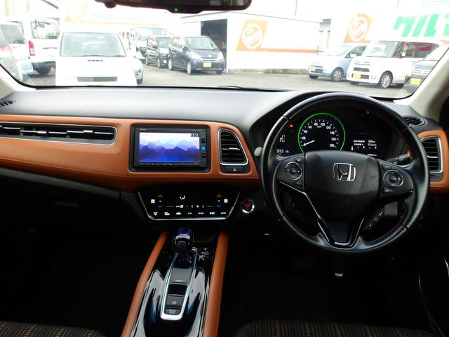 ヴェゼル ハイブリッドＺ・ホンダセンシング　ドライブレコーダー　ＥＴＣ　バックカメラ　オートクルーズコントロール　レーンアシスト　衝突被害軽減システム　ナビ　ＴＶ　オートライト　ＬＥＤヘッドランプ　アルミホイール　スマートキー　電動格納ミラー（2枚目）