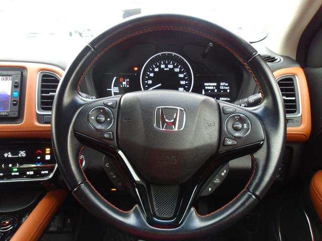 ヴェゼル ハイブリッドＺ・ホンダセンシング　ドライブレコーダー　ＥＴＣ　バックカメラ　オートクルーズコントロール　レーンアシスト　衝突被害軽減システム　ナビ　ＴＶ　オートライト　ＬＥＤヘッドランプ　アルミホイール　スマートキー　電動格納ミラー（34枚目）