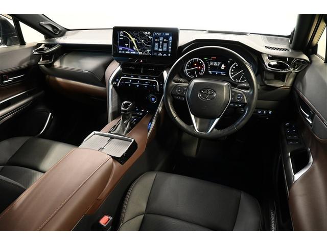 ハリアー Ｚ　レザーパッケージ　衝突被害軽減システム　革シート　オートクルーズコントロール　ＬＥＤヘッドランプ　１００Ｖ電源　メモリーナビ　バックカメラ　ＥＴＣ　ドラレコ　フルセグ　ミュージックプレイヤー接続可　ＤＶＤ再生　ＣＤ（4枚目）