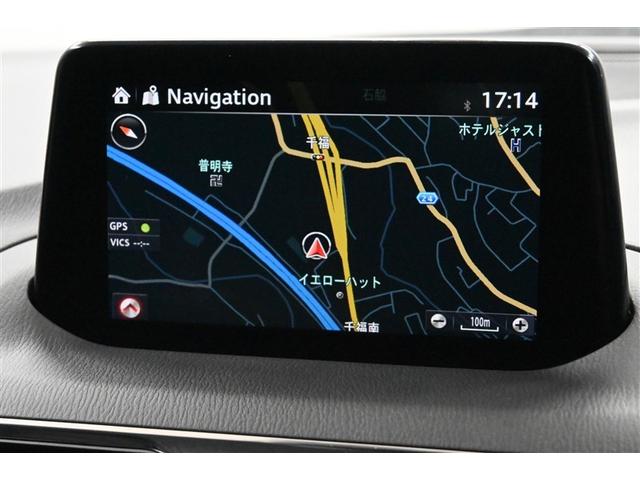 アクセラ 15Sプロアクティブ 衝突被害軽減システム オートクルーズコントロール LEDヘッドランプ メモリーナビ バックカメラ ETC ドラレコ フルセグ ミュージックプレイヤー接続可 DVD再生 CD アルミホイール キーレス(7枚目)